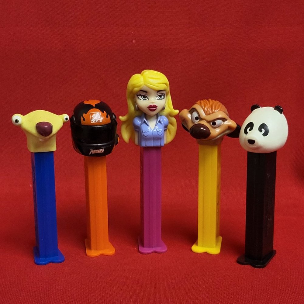 VTG Pez Dispensers Sid the Sloth Home Depot Bratz Cloe Timon of Lion King Panda